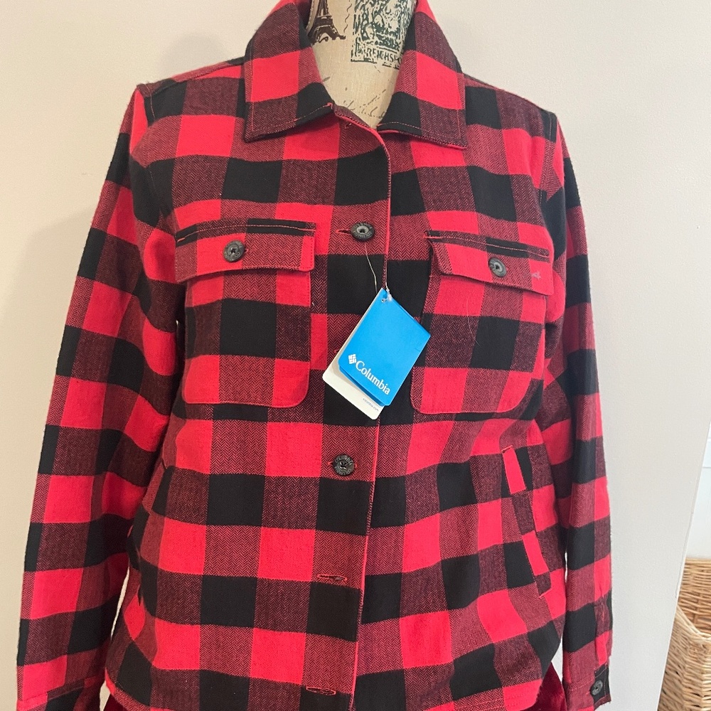 COLUMBIA - Buffalo Plaid Jacket - Size XL - NWT